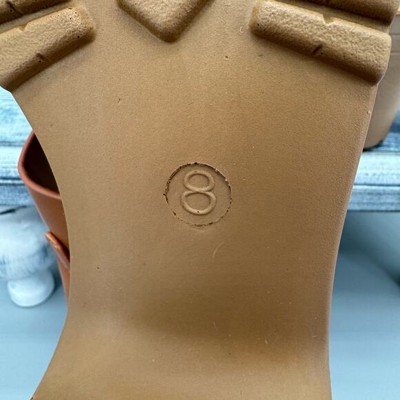 NEW Everly-12 Women’s Heeled Sandals Brown Size 8 - Picture 6 of 11